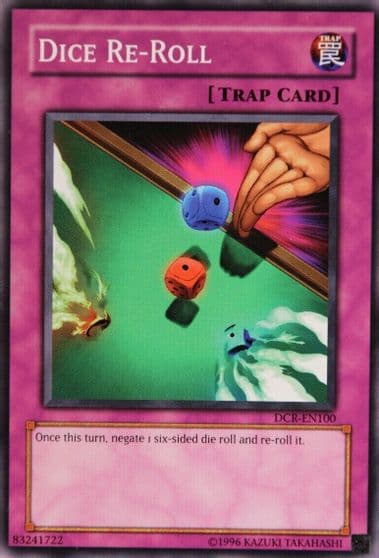 Dice Re Roll Dark Crisis (Worldwide English) Yu-Gi-Oh! card
