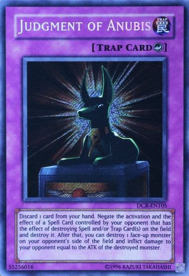 Judgment of Anubis Dark Crisis (Worldwide English) Yu-Gi-Oh! card