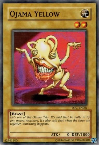 Ojama Yellow Invasion of Chaos (Worldwide English) Yu-Gi-Oh! card