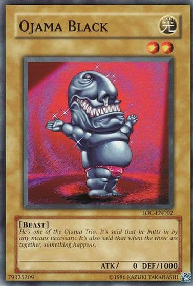 Ojama Black Invasion of Chaos (Worldwide English) Yu-Gi-Oh! card