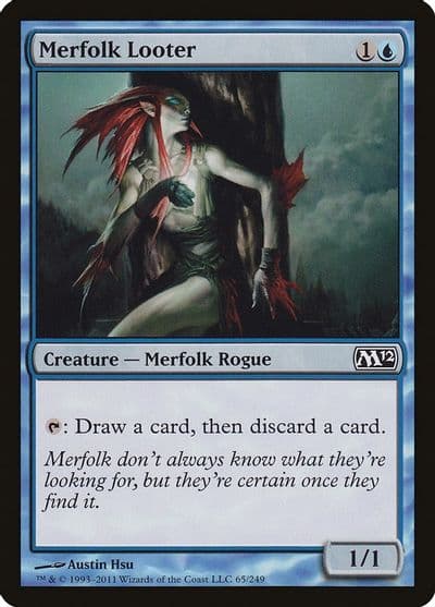 Merfolk Looter Magic 2012 (M12) Magic card