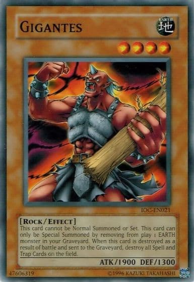 Gigantes Invasion of Chaos (Worldwide English) Yu-Gi-Oh! card