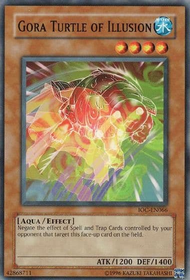 Gora Turtle of Illusion Invasion of Chaos (Worldwide English) Yu-Gi-Oh! card
