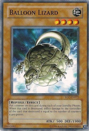 Balloon Lizard Invasion of Chaos (Worldwide English) Yu-Gi-Oh! card