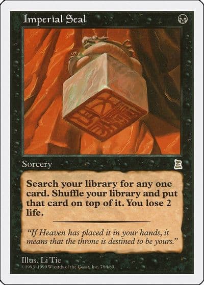 Imperial Seal Portal Three Kingdoms Magic card