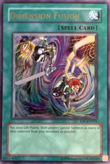 Dimension Fusion Invasion of Chaos (Worldwide English) Yu-Gi-Oh! card