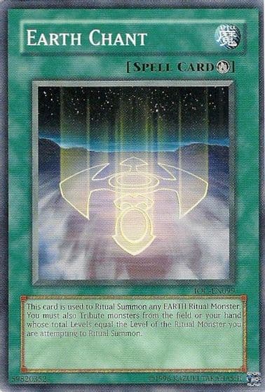 Earth Chant Invasion of Chaos (Worldwide English) Yu-Gi-Oh! card