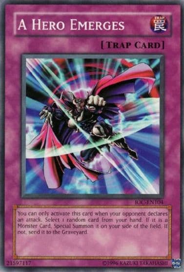 A Hero Emerges Invasion of Chaos (Worldwide English) Yu-Gi-Oh! card