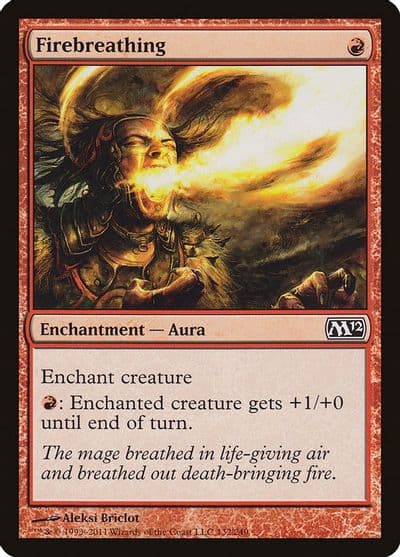 Firebreathing Magic 2012 (M12) Magic card