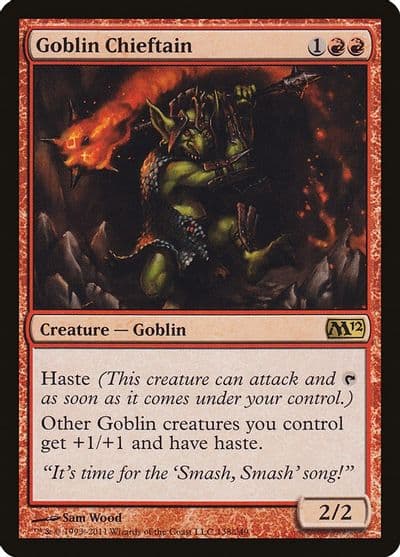 Goblin Chieftain Magic 2012 (M12) Magic card