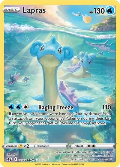 Lapras SWSH: Crown Zenith: Galarian Gallery Pokemon card
