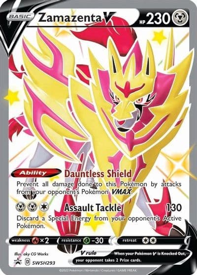 Zamazenta V (Shiny) - SWSH293 SWSH: Sword & Shield Promo Cards Pokemon card