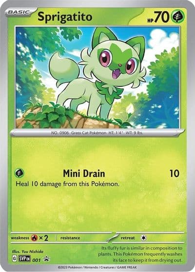 Sprigatito - 001 SV: Scarlet & Violet Promo Cards Pokemon card