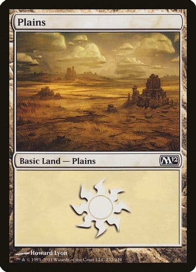 Plains 232 Magic 2012 (M12) Magic card