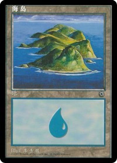 Island CS Alternate Art 202s Portal Magic card