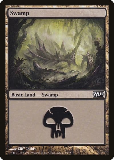 Swamp 238 Magic 2012 (M12) Magic card