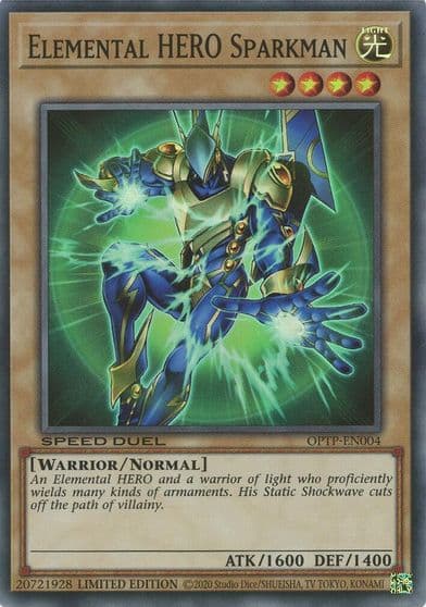 Elemental HERO Sparkman Miscellaneous Promotional Cards Yu-Gi-Oh! card