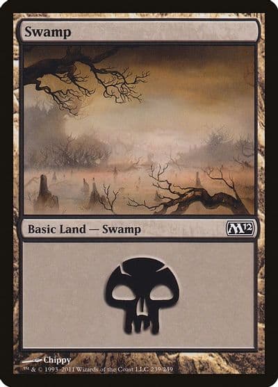 Swamp 239 Magic 2012 (M12) Magic card