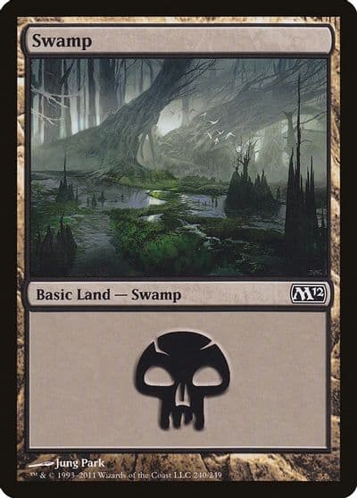 Swamp 240 Magic 2012 (M12) Magic card