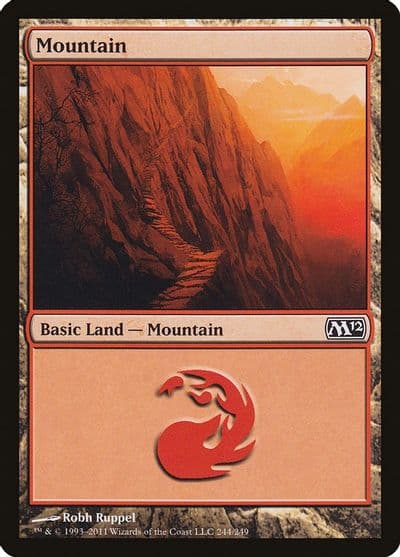 Mountain 244 Magic 2012 (M12) Magic card