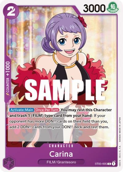 Carina Starter Deck 5: Film Edition One Piece card