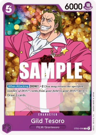 Gild Tesoro Starter Deck 5: Film Edition One Piece card