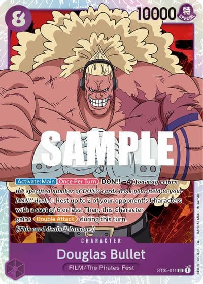 Douglas Bullet Starter Deck 5: Film Edition One Piece card