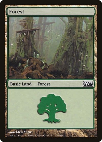 Forest 246 Magic 2012 (M12) Magic card