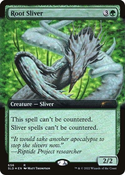Root Sliver Extended Art Secret Lair Drop Series Magic card
