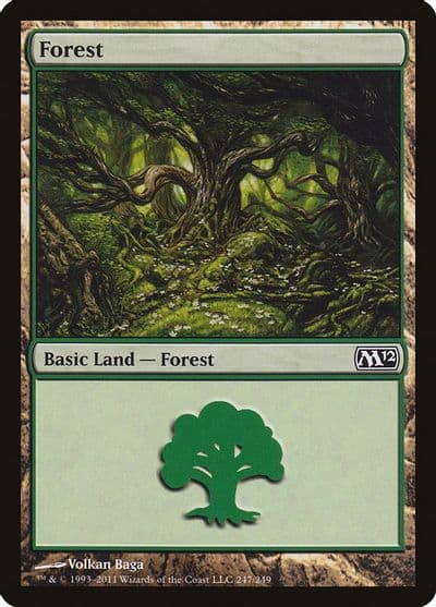 Forest 247 Magic 2012 (M12) Magic card