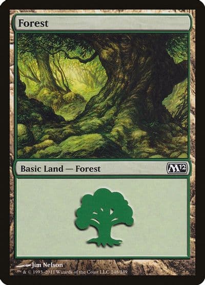 Forest 248 Magic 2012 (M12) Magic card