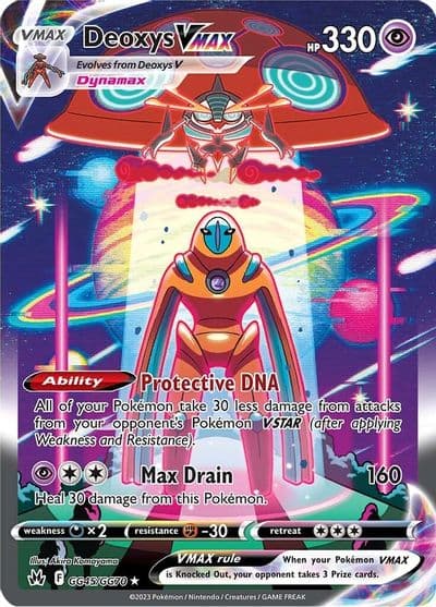 Deoxys VMAX SWSH: Crown Zenith: Galarian Gallery Pokemon card