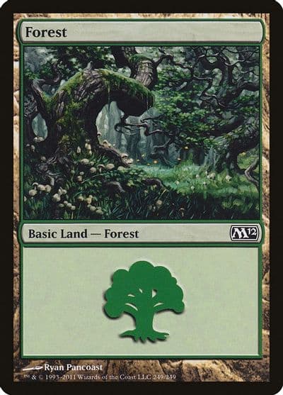 Forest 249 Magic 2012 (M12) Magic card