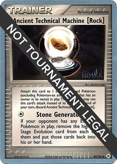 Ancient Technical Machine [Rock] - 2004 (Reed Weichler) World Championship Decks Pokemon card