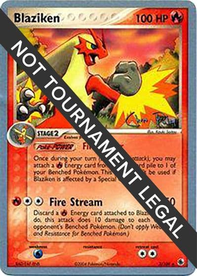 Blaziken - 2004 (Chris Fulop) World Championship Decks Pokemon card