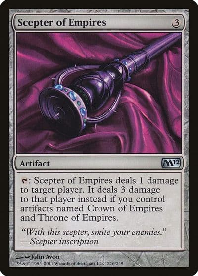 Scepter of Empires Magic 2012 (M12) Magic card