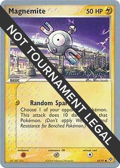 Magnemite - 2004 (Kevin Nguyen) World Championship Decks Pokemon card