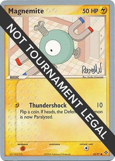 Magnemite - 2004 (Reed Weichler) World Championship Decks Pokemon card