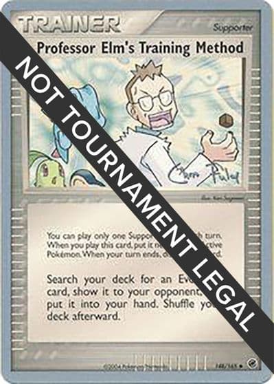 Professor Elm's Training Method - 2004 (Chris Fulop) World Championship Decks Pokemon card