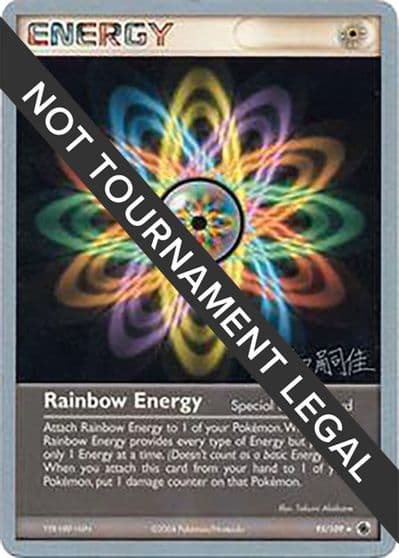 Rainbow Energy - 2004 (Tsuguyoshi Yamato) World Championship Decks Pokemon card