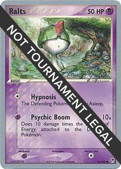 Ralts - 2004 (Kevin Nguyen) World Championship Decks Pokemon card