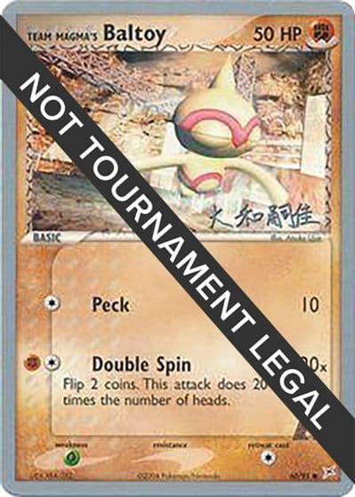 Team Magma's Baltoy - 2004 (Tsuguyoshi Yamato) World Championship Decks Pokemon card