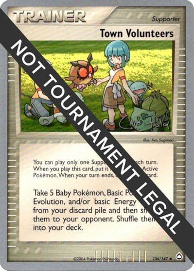 Town Volunteers - 2004 (Chris Fulop) World Championship Decks Pokemon card