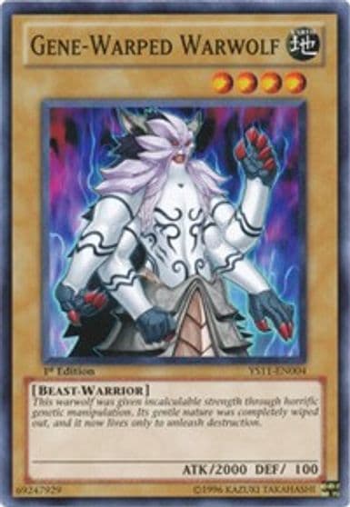 Gene Warped Warwolf Starter Deck: Dawn of the Xyz Yu-Gi-Oh! card