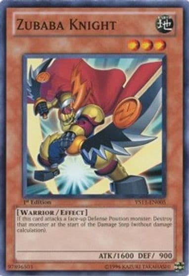 Zubaba Knight Starter Deck: Dawn of the Xyz Yu-Gi-Oh! card