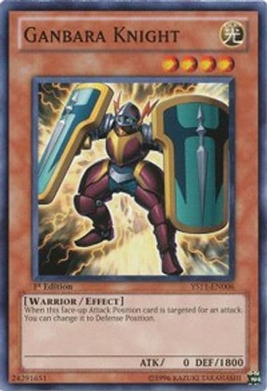 Ganbara Knight Starter Deck: Dawn of the Xyz Yu-Gi-Oh! card