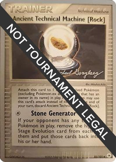 Ancient Technical Machine [Rock] - 2005 (Michael Gonzalez) World Championship Decks Pokemon card