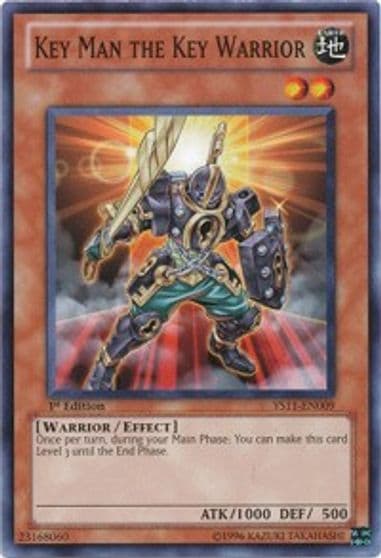 Key Man the Key Warrior Starter Deck: Dawn of the Xyz Yu-Gi-Oh! card
