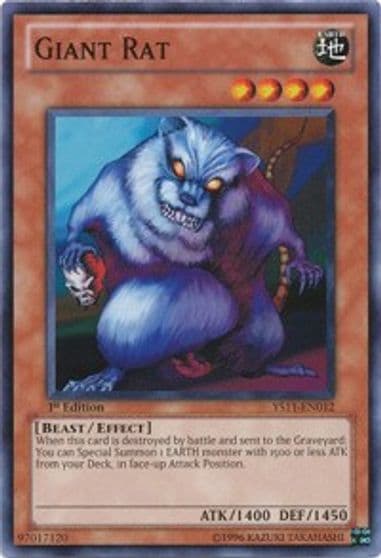 Giant Rat Starter Deck: Dawn of the Xyz Yu-Gi-Oh! card