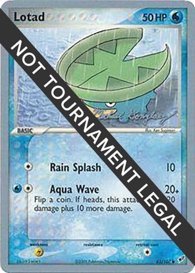 Lotad (63) - 2005 (Michael Gonzalez) World Championship Decks Pokemon card